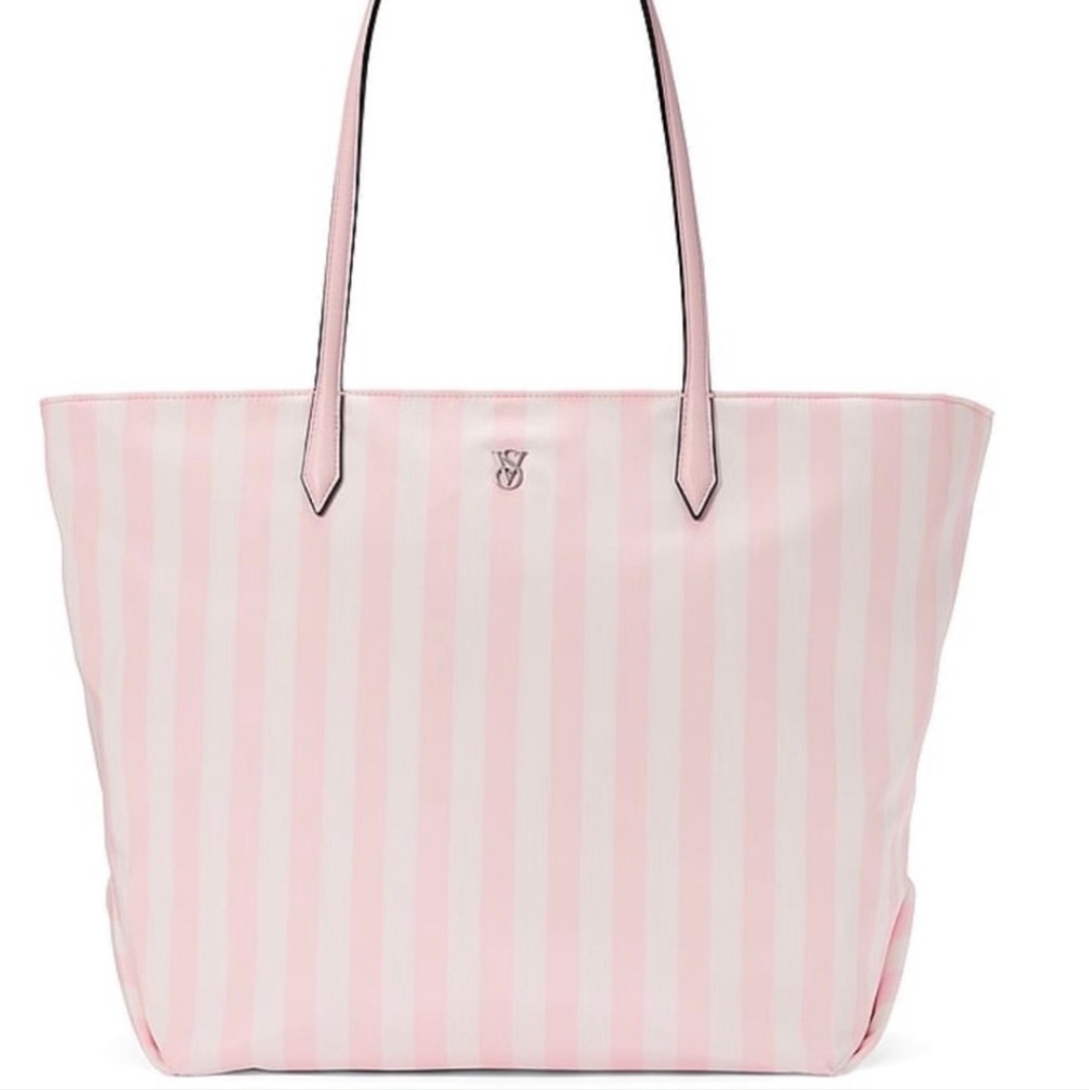 Victoria's Secret Signature Iconic Stripe Tote Bag
